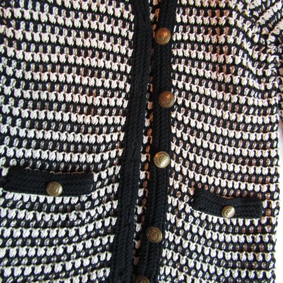 CAbi Coco Waffle Knit Button Sweater Size S - Picture 8 of 9